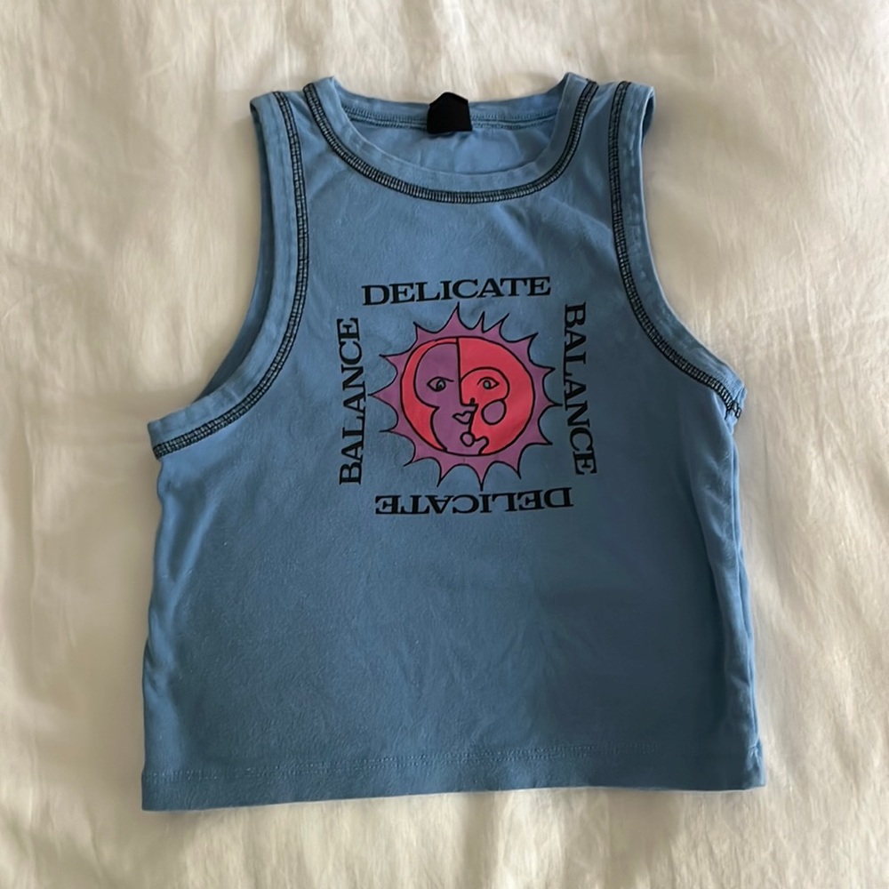 Urban Outfitters Blue Balance tank top